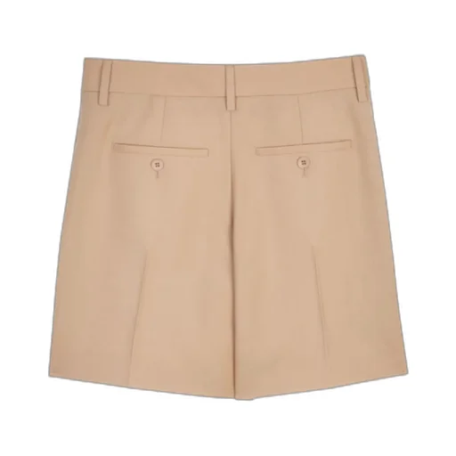 Burberry Logo Detailed Pleated Shorts