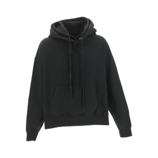 Palm Angels Stars Patch Drawstring Hoodie