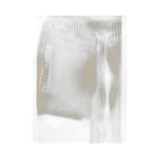 Off-White Drawstring Straight Leg Trousers