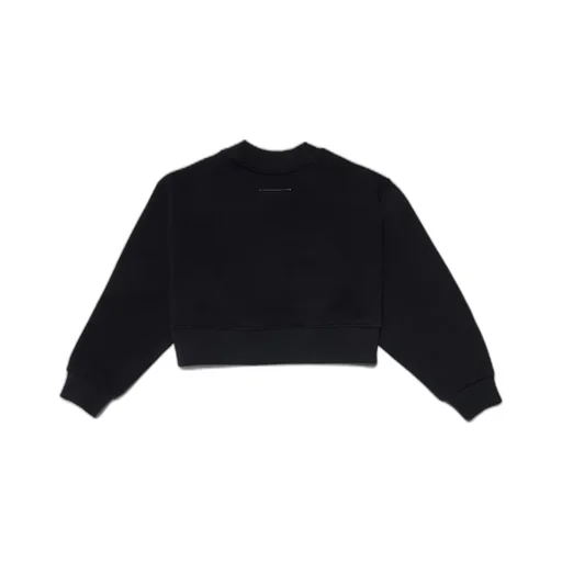 Mm6 Maison Margiela Kids Logo Printed Crewneck Sweatshirt