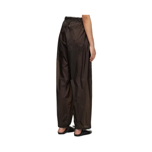Maison Margiela Wide Leg Drawstring Cuff Trousers