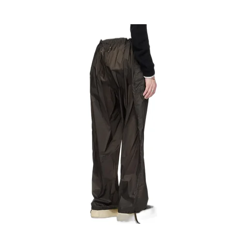 Maison Margiela Wide Leg Drawstring Cuff Trousers