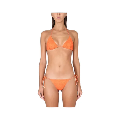 Pegaso-Plaque Paisley-Print Bikini Set