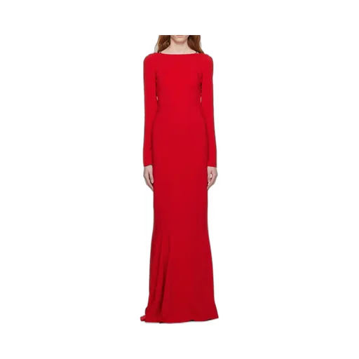 Backless Dress With G Link Chain Straps