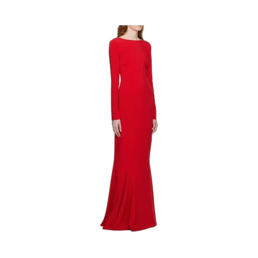 Backless Dress With G Link Chain Straps