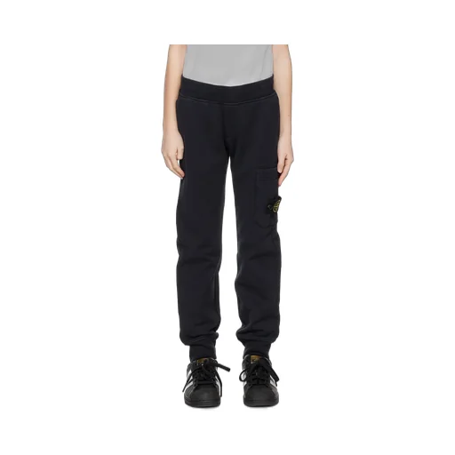 Stone Island Junior Compass-Patch Straight Hem Track Pants