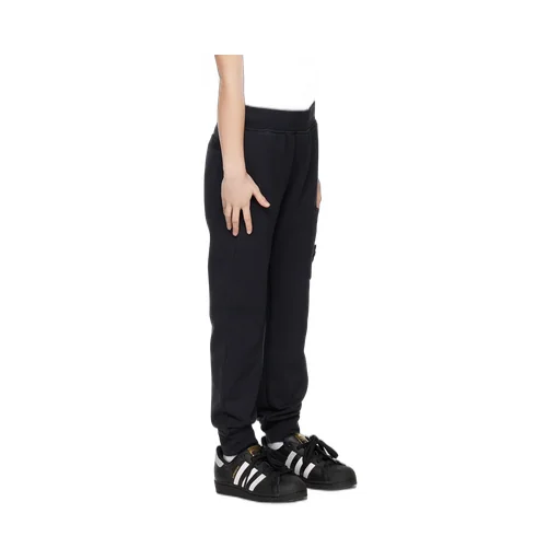 Stone Island Junior Compass-Patch Straight Hem Track Pants
