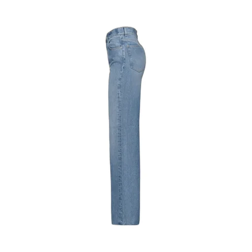 Pinko Logo Patch Straight Leg Jeans