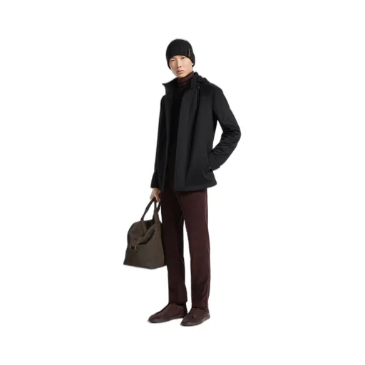 Zegna Oasi Elements Cima Drawstring Over Jacket