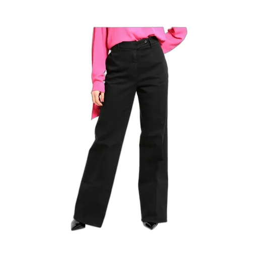 Belt Ring Button Casual Pants
