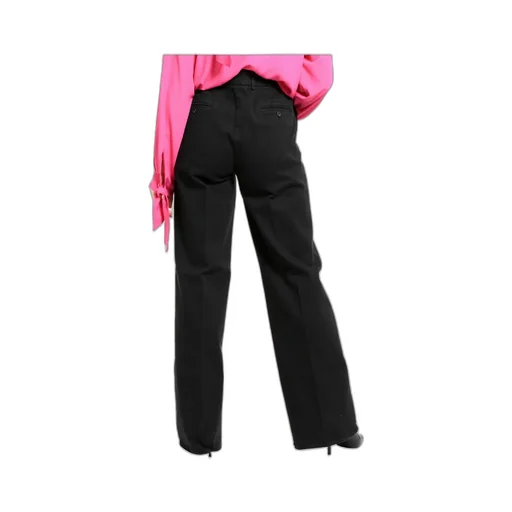 Belt Ring Button Casual Pants