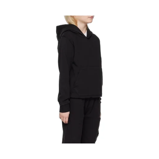 Stone Island Junior Logo Patch Long Sleeved Hoodie