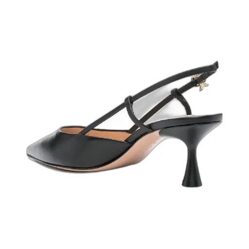 Gianvito Rossi Pointed-Toe Slingback Buckle-Fastened Pumps