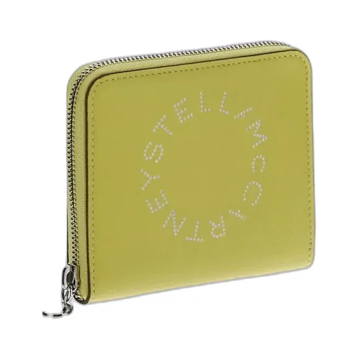 Stella Mccartney Logo-Printed Zip-Around Wallet