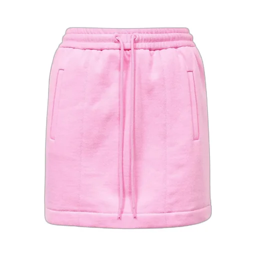 Logo-Print Cotton Miniskirt