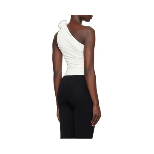Magda Butrym One Shoulder Ruched Top