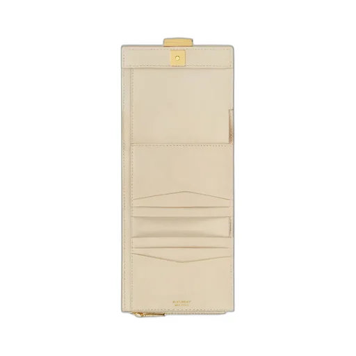 4G Trifold Wallet In Calfskin Leather