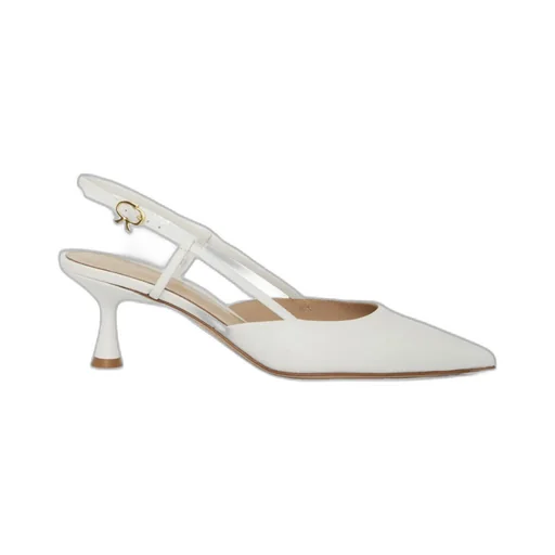Logo Exposed Heels