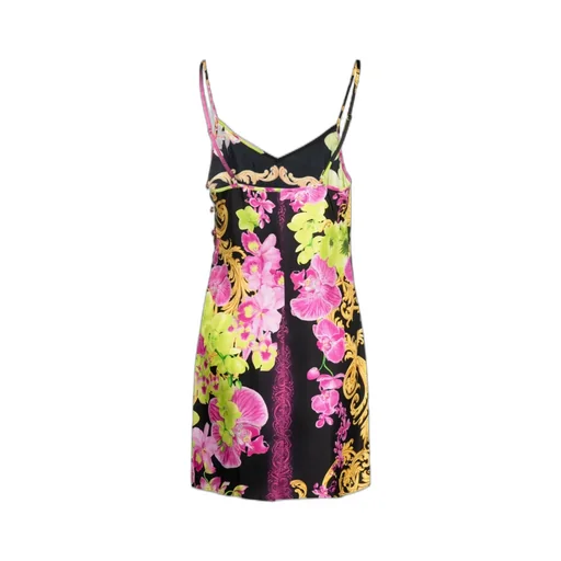 Medusa-Print Spaghetti-Strap Dress