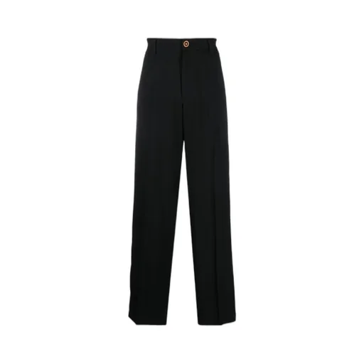 Versace Stripe-Detailed Straight-Hem Trousers