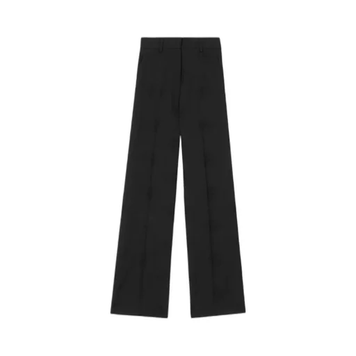 Burberry High-Rise Wide-Leg Trousers