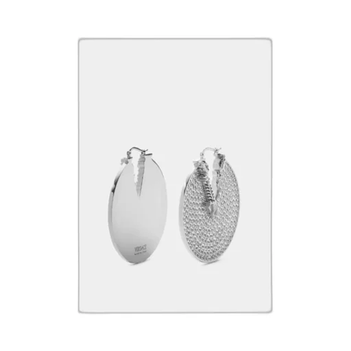 Rhinestone Round Earrings