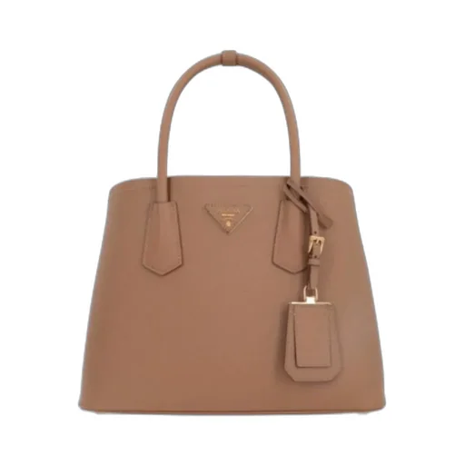 Small Saffiano Leather Double Prada Bag