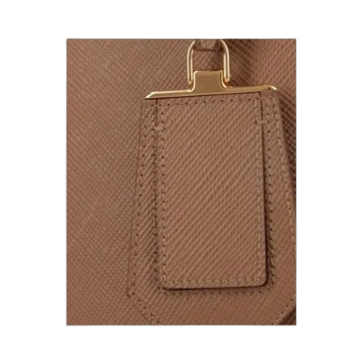 Small Saffiano Leather Double Prada Bag