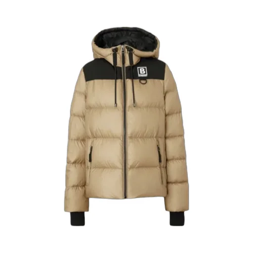 Logo Quilted Down Jacket