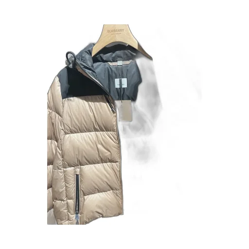 Logo Quilted Down Jacket