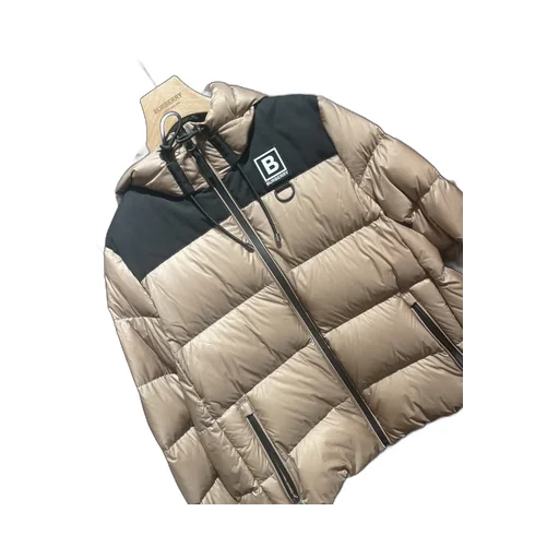 Logo Quilted Down Jacket