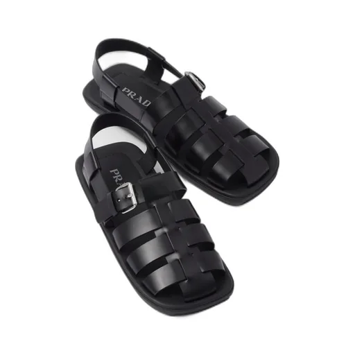Brushed Leather Sandals
