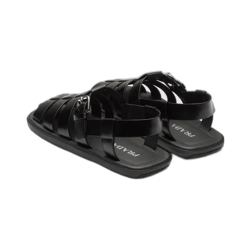 Brushed Leather Sandals