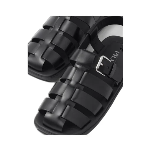 Brushed Leather Sandals