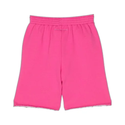 Mm6 Maison Margiela Kids Logo-Printed Elasticated Waistband Track Shorts