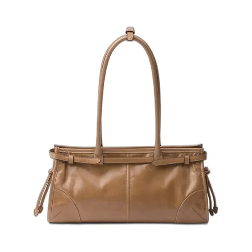 Prada Triangle-Logo Tote Bag