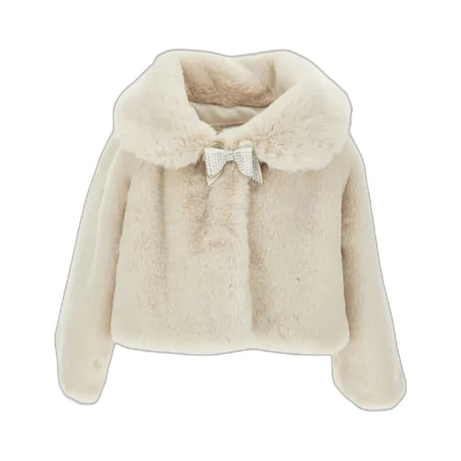 Faux-Fur Cropped Coat