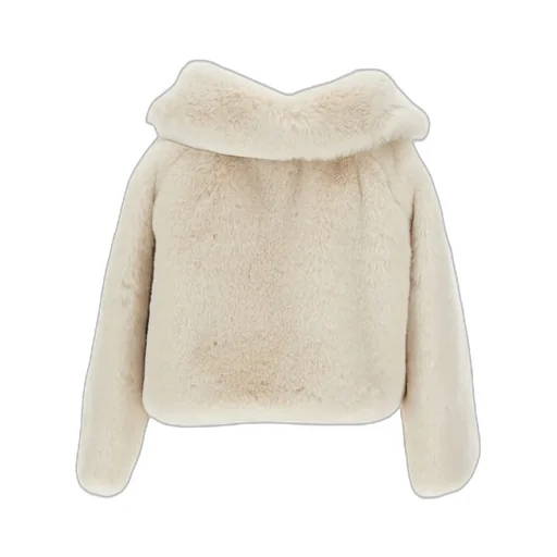 Faux-Fur Cropped Coat