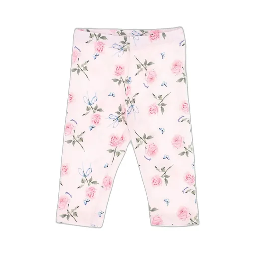 Floral Embroidered Leggings