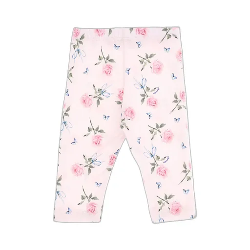 Floral Embroidered Leggings