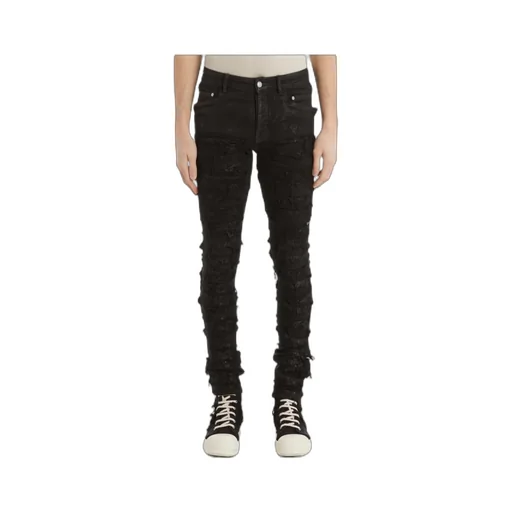 Black Tyrone Cut Jeans