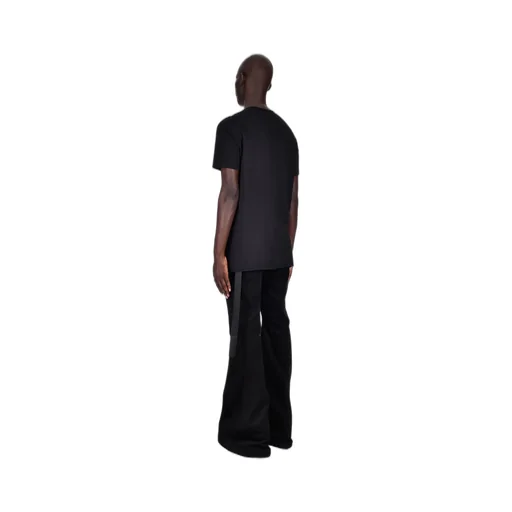 Black Plain Knitted T-Shirt