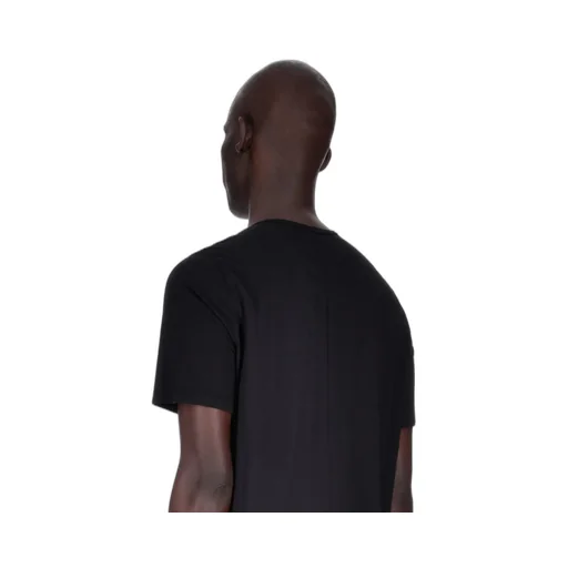 Black Plain Knitted T-Shirt