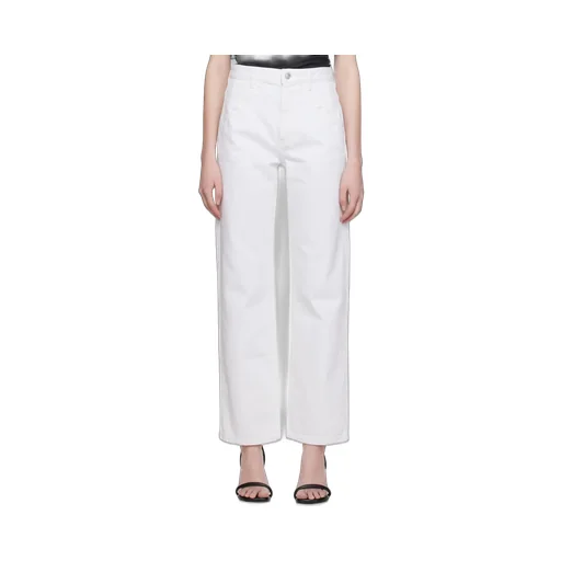 Straight-Leg Denim Jeans