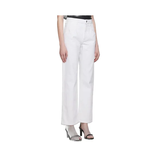 Straight-Leg Denim Jeans