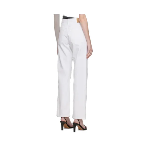 Straight-Leg Denim Jeans