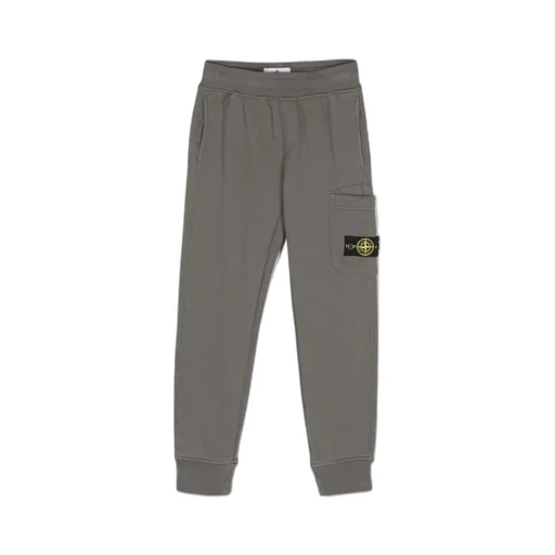 Stone Island Junior Logo Patch Trousers