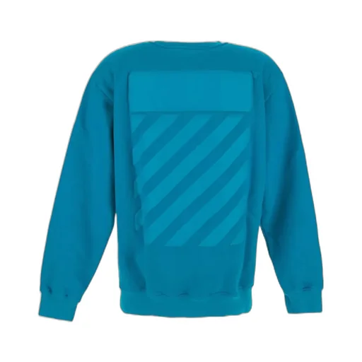 Diag-Stripe Print Sweatshirt
