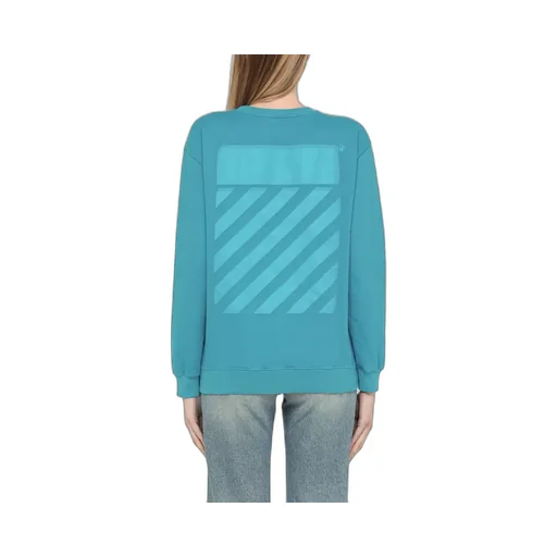 Diag-Stripe Print Sweatshirt