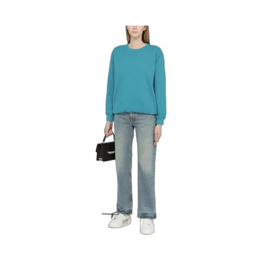 Diag-Stripe Print Sweatshirt
